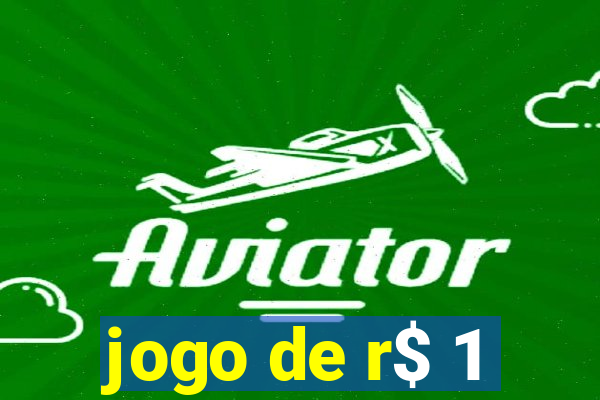 jogo de r$ 1